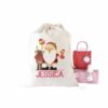 bolsas de tocuyo para navidad