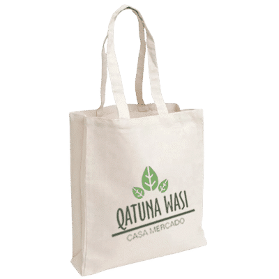 bolsas ecologicas con estampado para super mercado