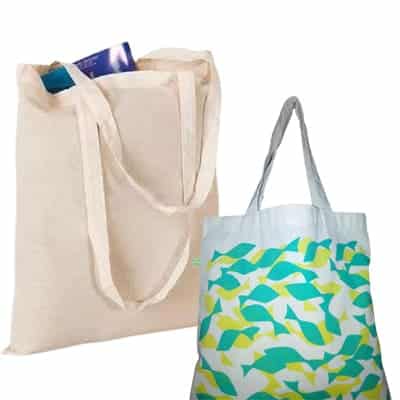 Bolsas de tela o tote bags publicitarias, ¿de qué materiales podemos  encontrar?