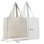 Bolsas de Tela Tocuyo con fuelle en Gamarra bolsa con fuelle personalizadas, con medidas, colores, al por mayor