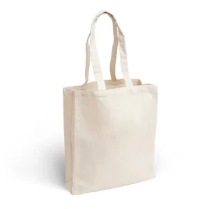 Bolsas de Tela Tocuyo con fuelle en Gamarra bolsa con fuelle personalizadas, con medidas, colores, al por mayor