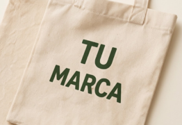 bolsa de tocuyo plana en serigrafia