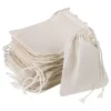 Bolsas de Tela Tocuyo con cordón ajustable en Gamarra personalizadas, con medidas, colores, al por mayor