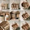 Bolsas de Tocuyo con Compartimentos Internos