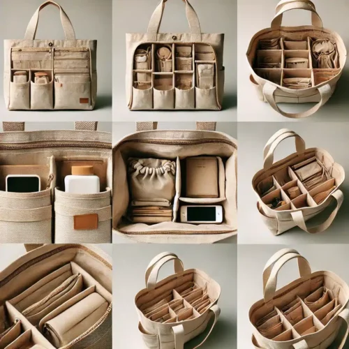 Bolsas de Tocuyo con Compartimentos Internos