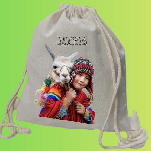 mochilitas de tocuyo artesanal