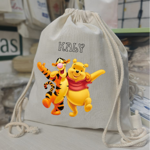 mochilitas de tocuyo para  cumpleaños