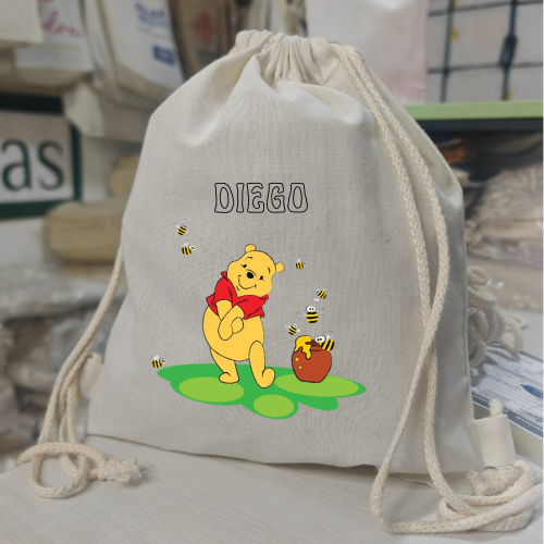 compra mochilitas de tocuyo personalizadas