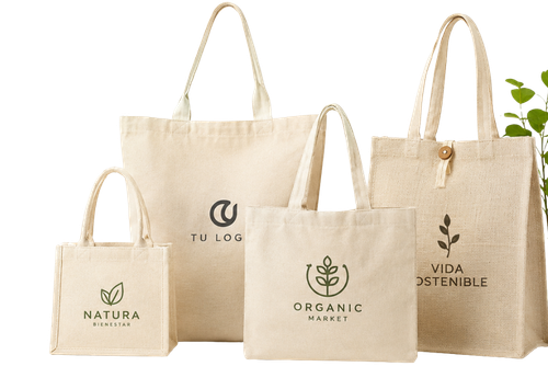 Tote bags de tela personalizadas fabricadas en tocuyo y lona en Gamarra Lima
