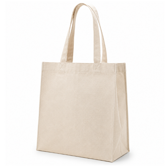 Tote bags fabricadas en tela lona color natural
