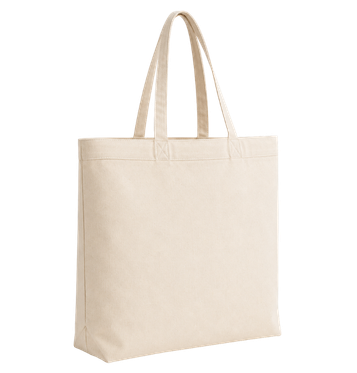 bolsa de lona con base