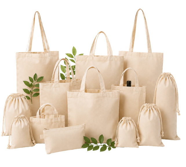bolsas de tela personalizadas fabricadas en tocuyo y lona