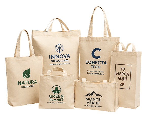 tote bags personalizadas con logo fabricadas en tocuyo y lona